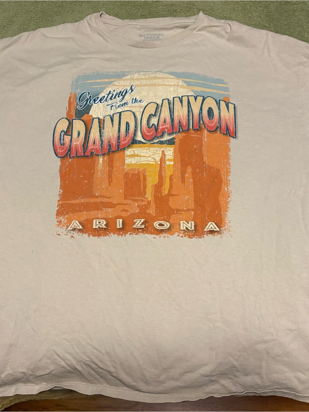 Grand Canyon Arizona Graphic Tee - White Short Sleeve